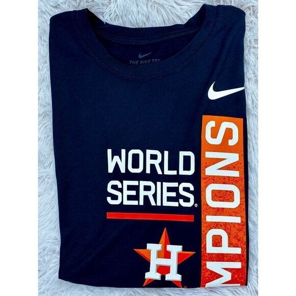 Nike Dri-FIT SZ L Houston Astros 2017 World Series Championship Shirt - Picture 7 of 7